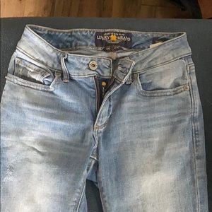 Lucky Brand Distressed Mid Rise Jeans Size 00